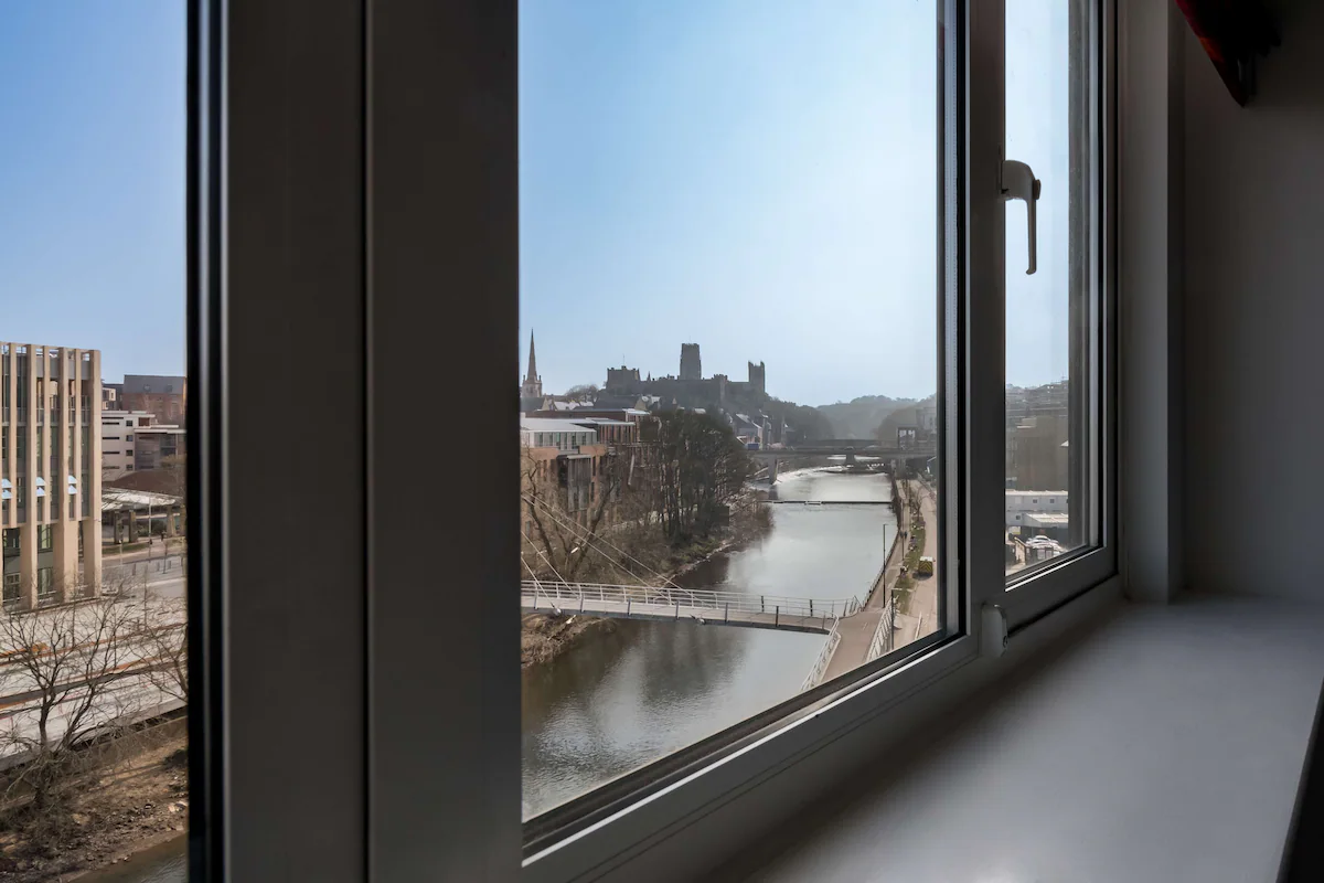 Superior room with river view in Radisson Blu Hotel in Durham