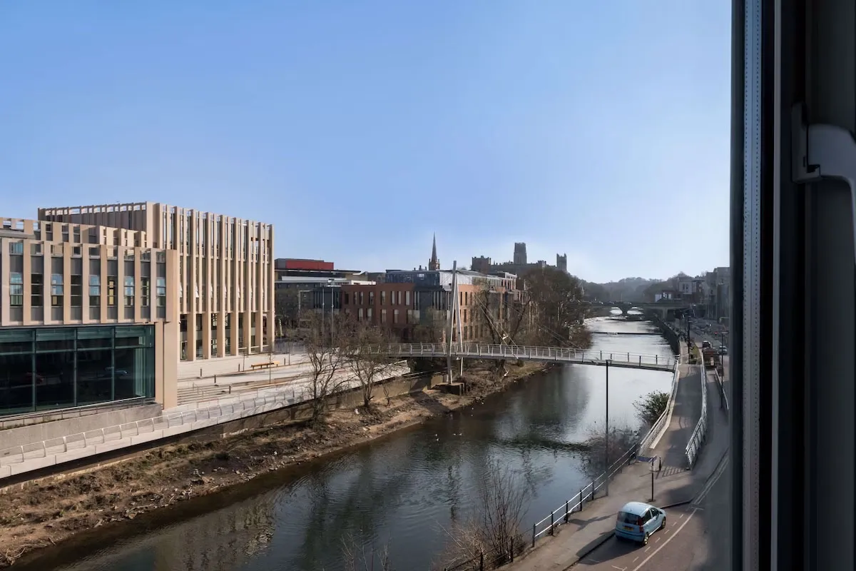 Superior room with river view in Radisson Blu Hotel in Durham