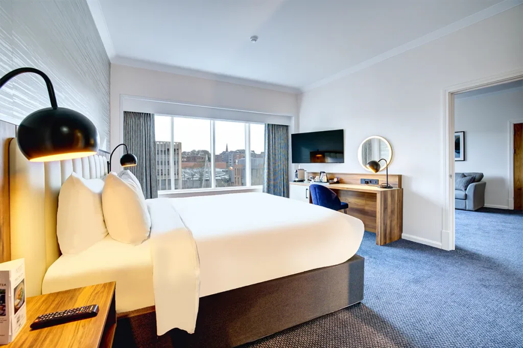 Junior suite at Radisson Blu Durham