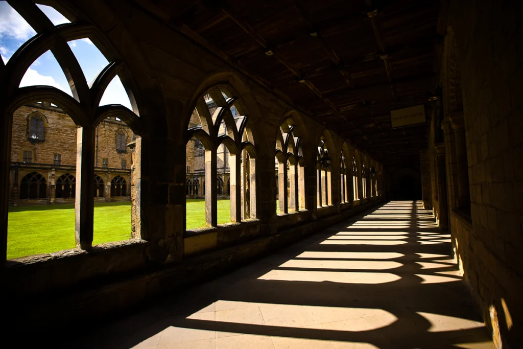 Durham Cathedral Cloisters is one of many filming locations in Durham